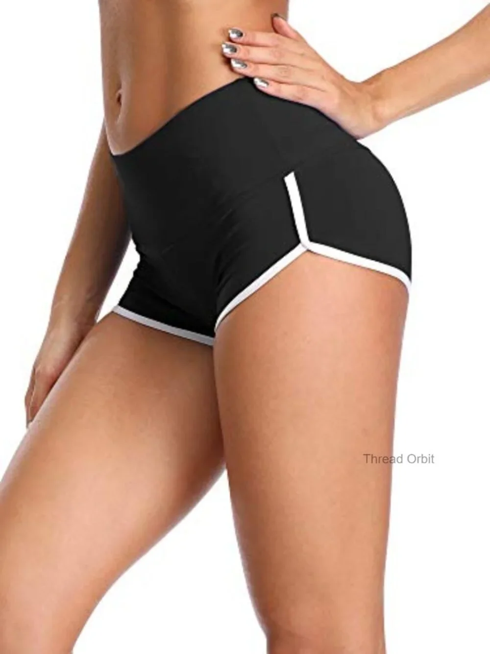Women's High Stretch Quick Dry Athletic Shorts with Hidden Pocket